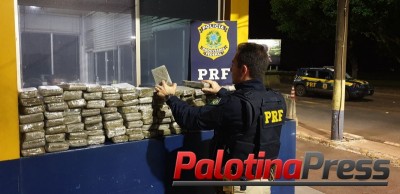 Dois são presos com 90 Kg de maconha na BR 277 em Santa Terezinha de Itaipu