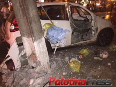 Violenta colisão envolve dois veículos em Marechal Rondon