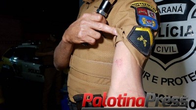 Campo Mourão: Familiares de procurado da justiça tentam agredir policial
