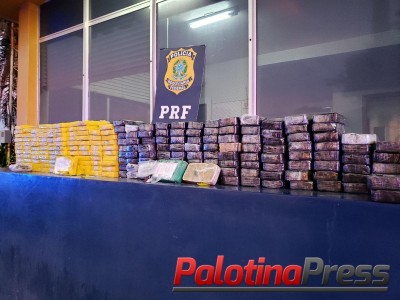 PRF apreende 238 quilos de cocaína e crack em Santa Terezinha de Itaipu (PR)