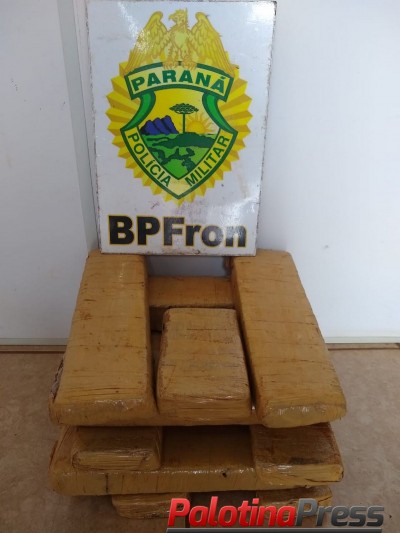BPFRON APREENDE 9,200 KG DE MACONHA EM PATO BRAGADO/PR