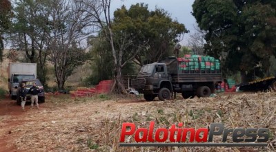 PRF, PF e Exército estouram depósito com R$ 7,5 milhões em cigarros em Francisco Alves
