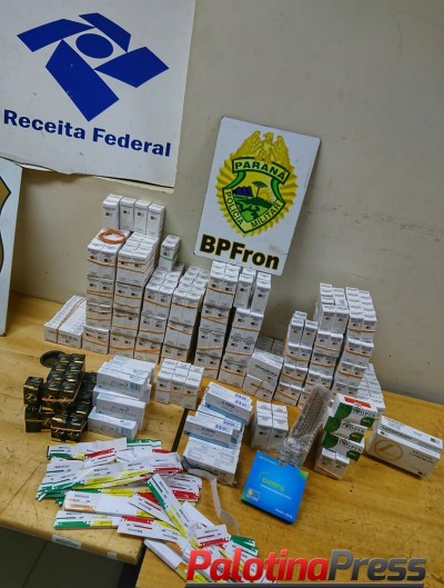 BPFRON APREENDE  MEDICAMENTOS CONTRABANDEADOS EM FOZ DO IGUAÇU/PR