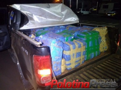 Caminhonete com 1.400 Kg de maconha é apreendida no interior de Toledo