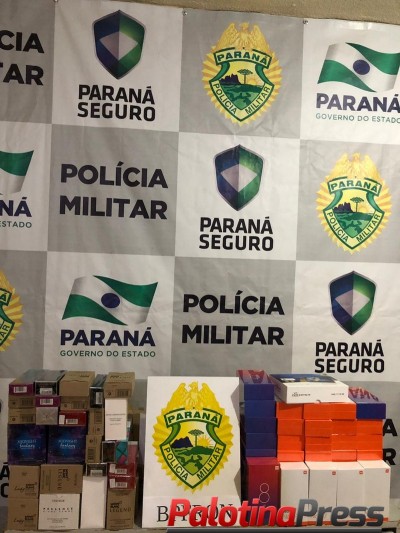 BPFRON APREENDE ELETRÔNICOS NA CIDADE DE SANTA TEREZA DO OESTE/PR