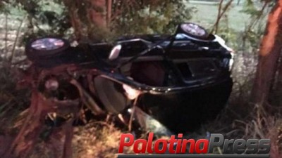 Uma pessoa morre e três ficam feridas em grave acidente na PR 281