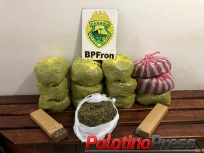 BPFron prende homem que transportava mais de 14 kg de maconha Gourmet