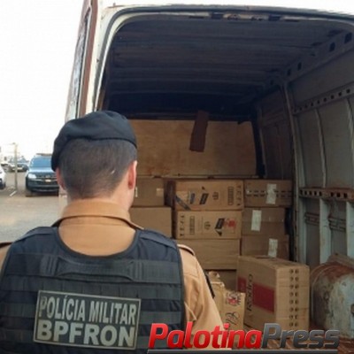 BPFron apreende dois veículos e cigarros contrabandeados em Pato Bragado