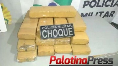 Adolescente é apreendido pelo Choque com drogas