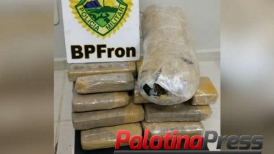 Rapaz de 24 anos é flagrado transportando maconha em ônibus