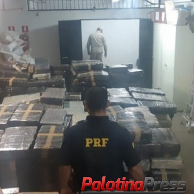 PRF descobre 4,6 toneladas de maconha e faz a maior apreensão do ano no Paraná
