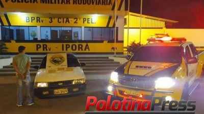 BPRv detém rapaz com maconha que seria levada de Guaíra para Cianorte