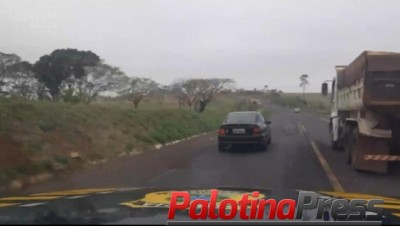  Contrabandista em fuga na BR-163 em Terra Roxa é preso pela PRF