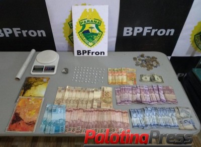 Ponto de droga é 'estourado' na fronteira