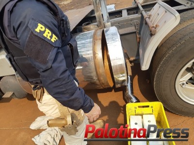 PRF apreende 89 quilos de cocaína dentro de tanque de combustível