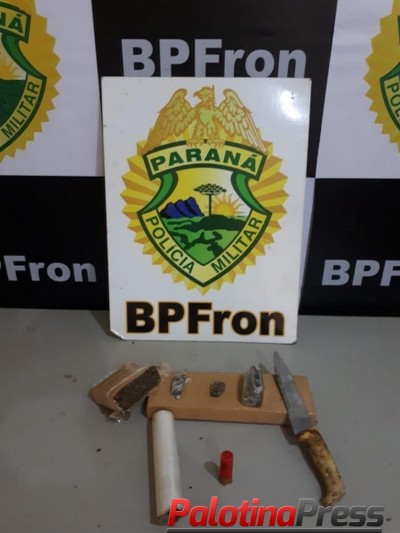 Policiais do BPFron apreendem maconha e munição em Guaíra