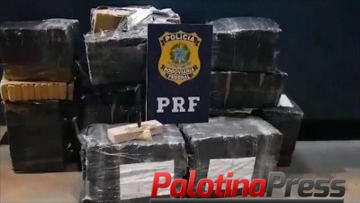 PRF prende dois homens e apreende quase meia tonelada de maconha