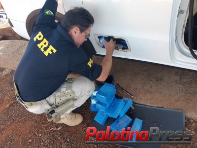 PRF ENCONTRA GRANDE QUANTIDADE DE CELULARES EM COMPARTIMENTO OCULTO DE VEÍCULO