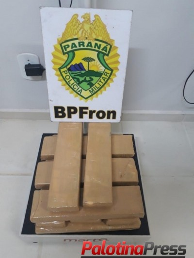 BPFron apreende traficante com 10kg de maconha