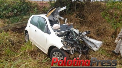 Grave acidente termina com uma pessoa morta na BR-369, entre Corbélia e Cascavel
