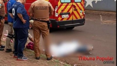 Pai é morto a tiros e criança de três anos atingida por tiro de raspão em Foz