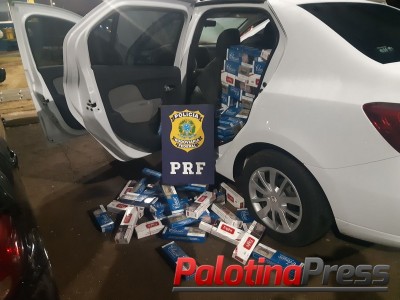PRF  APREENDE CIGARRO TRANSPORTADO EM VEÍCULO ROUBADO.