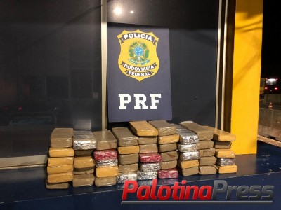 PRF ENCONTRA MACONHA EM FUNDO FALSO DE AUTOMÓVEL