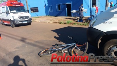 PM e Samu de Palotina são acionados para dar atendimento a acidente 
