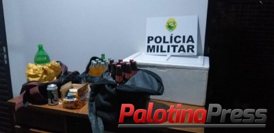 PM apreende quatro menores furtando doces e bebidas em comunidade rural de Palotina