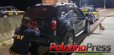 PRF RECUPERA VEÍCULO EM SANTA TEREZINHA DE ITAIPU/PR