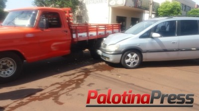 Palotina: Acidente é registrado em frente ao Posto Locatelli