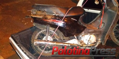Motociclista fica ferida em acidente entre Palotina e Terra Roxa
