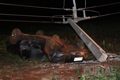 Acidente na PR 589 mata rapaz de 29 anos em Nova Santa Rosa