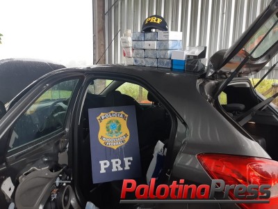 PRF APREENDE CELULARES  TRANSPORTADOS  DENTRO DAS PORTAS DO  VEÍCULO.