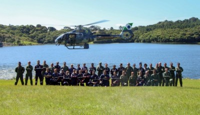 Paraná - Batalhão aéreo da PM treina profissionais de saúde para resgates
