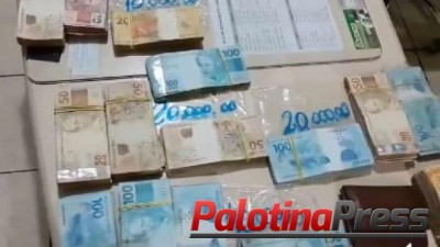 PRE de Palotina apreende grande quantidade de dinheiro
