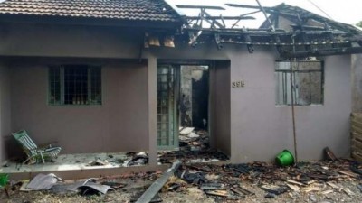 Homem ateia fogo na casa do cunhado após desentendimento, em Toledo