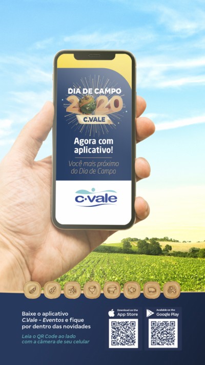 C.Vale lança aplicativo do Dia de Campo 2020