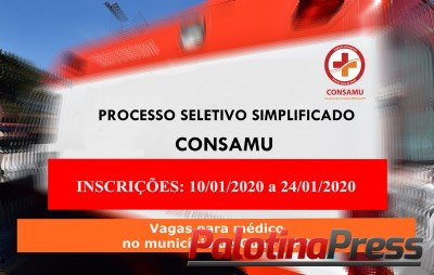 Processo Seletivo Simplificado do CONSAMU.