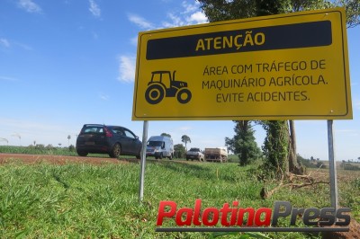 Sociedade Rural e Sindicato Rural de Palotina fazem alerta sobre tráfego de máquinas em rodovias