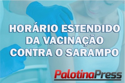Sala de Vacina terá horário estendido para vacinação contra o sarampo
