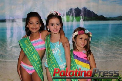 Palotinense é a vencedora do Concurso Princesinha Mirim do Mar do Brasil