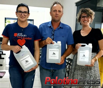 Secretaria de Saúde agradece UFPR/Setor Palotina pela doação de álcool
