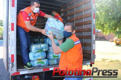 Defesa Civil Estadual destina 180 cestas básicas para Palotina