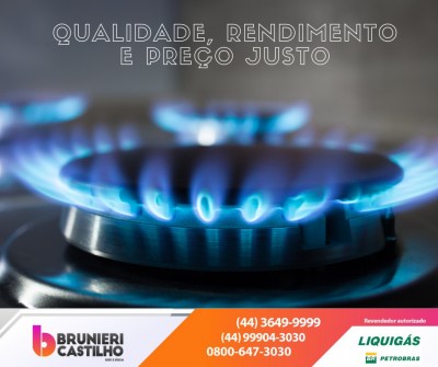 Quer ter mais qualidade, rendimento e pagar um preço justo? Vem pra Liquigás!