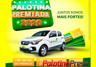 Acipa divulga detalhes da Promoção Palotina Premiada que vai sortear vales compras, prêmios e um carro 0 km