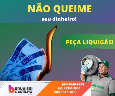 Liquigás - Você conhece, você confia! Ligue e peça o seu gás.