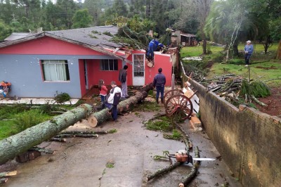 Paraná - Trinta municípios são afetados por ciclone extratropical