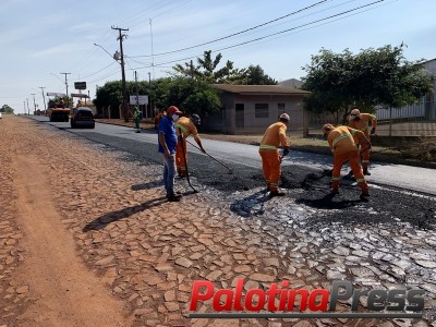 Parque Industrial recebe investimento em recape asfáltico