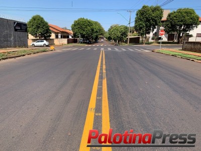 Recapeamento asfáltico da rota de caminhões é concluído 